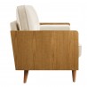 Modway Kellan Performance Velvet Sofa Gray Side