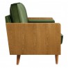 Modway Kellan Performance Velvet Loveseat Green Side