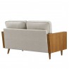 Modway Kellan Heathered Weave Fabric Loveseat 2