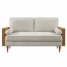Modway Kellan Heathered Weave Fabric Loveseat 3