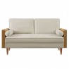 Modway Kellan Heathered Weave Fabric Loveseat 9