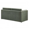 Modway Linden Upholstered Heathered Chenille Sofa Green Back
