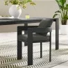 Modway Tahoe Outdoor Patio Aluminum Dining Chair Charcoal - Modway Tahoe Outdoor Patio Aluminum Dining Chair Charcoal
