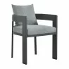 Modway Tahoe Outdoor Patio Aluminum Dining Chair Gray - Modway Tahoe Outdoor Patio Aluminum Dining Chair Gray
