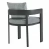 Modway Tahoe Outdoor Patio Aluminum Dining Chair Gray Back - Modway Tahoe Outdoor Patio Aluminum Dining Chair Gray Back