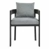 Modway Tahoe Outdoor Patio Aluminum Dining Chair Gray Front - Modway Tahoe Outdoor Patio Aluminum Dining Chair Gray Front