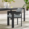 Modway Tahoe Outdoor Patio Aluminum Dining Chair Gray