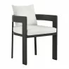 Modway Tahoe Outdoor Patio Aluminum Dining Chair White - Modway Tahoe Outdoor Patio Aluminum Dining Chair White
