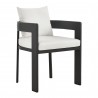 Modway Tahoe Outdoor Patio Aluminum Dining Chair White