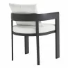Modway Tahoe Outdoor Patio Aluminum Dining Chair White Back - Modway Tahoe Outdoor Patio Aluminum Dining Chair White Back