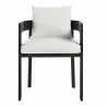 Modway Tahoe Outdoor Patio Aluminum Dining Chair White Front - Modway Tahoe Outdoor Patio Aluminum Dining Chair White Front