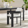Modway Tahoe Outdoor Patio Aluminum Dining Chair White
