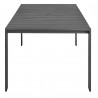 Modway Tahoe Rectangular Outdoor Patio Aluminum Dining Table Side