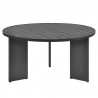 Modway Tahoe Round Outdoor Patio Aluminum Dining Table Front