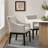 Modway Alton Fabric Upholstered Dining Armchair2