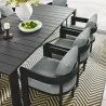 Modway Tahoe 9-Piece Outdoor Patio Aluminum Dining Set  - Modway Tahoe 9-Piece Outdoor Patio Aluminum Dining Set 