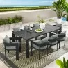 Modway Tahoe 9-Piece Outdoor Patio Aluminum Dining Set  1 - Modway Tahoe 9-Piece Outdoor Patio Aluminum Dining Set  1
