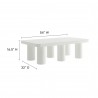 Modway Cleo 54” Rectangular Coffee Table 3