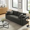 Modway Commix Down Filled Overstuffed Sleeper Sofa Gray 4