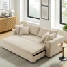 Modway Commix Down Filled Overstuffed Sleeper Sofa Light Beige 3