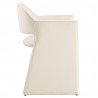 Modway Talia Performance Velvet Dining Armchair Alabaster Side