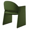 Modway Talia Performance Velvet Dining Armchair Green Back