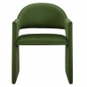 Modway Talia Performance Velvet Dining Armchair Green Front