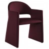 Modway Talia Performance Velvet Dining Armchair Red