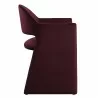 Modway Talia Performance Velvet Dining Armchair Red Side - Modway Talia Performance Velvet Dining Armchair Red Side