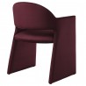 Modway Talia Performance Velvet Dining Armchair Red Back