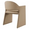 Modway Talia Performance Velvet Dining Armchair Taupe Back