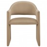 Modway Talia Performance Velvet Dining Armchair Taupe Front
