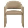 Modway Talia Performance Velvet Dining Armchair Taupe Front - Modway Talia Performance Velvet Dining Armchair Taupe Front