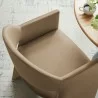 Modway Talia Performance Velvet Dining Armchair Taupe Top - Modway Talia Performance Velvet Dining Armchair Taupe Top