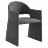 Modway Talia Upholstered Fabric Dining Armchair Charcoal