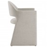 Modway Talia Upholstered Fabric Dining Armchair Linen Side