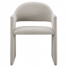 Modway Talia Upholstered Fabric Dining Armchair Linen Front