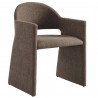 Modway Talia Upholstered Fabric Dining Armchair Mocha