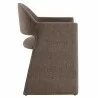 Modway Talia Upholstered Fabric Dining Armchair Mocha Side - Modway Talia Upholstered Fabric Dining Armchair Mocha Side