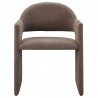 Modway Talia Upholstered Fabric Dining Armchair Mocha Front