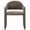 Modway Talia Upholstered Fabric Dining Armchair Mocha Front - Modway Talia Upholstered Fabric Dining Armchair Mocha Front