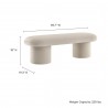 Modway Orla Performance Velvet Bench Almond 2