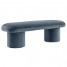 Modway Orla Performance Velvet Bench Blue