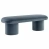 Modway Orla Performance Velvet Bench Blue - Modway Orla Performance Velvet Bench Blue