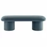 Modway Orla Performance Velvet Bench Blue3 - Modway Orla Performance Velvet Bench Blue3