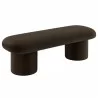 Modway Orla Performance Velvet Bench Brown 3 - Modway Orla Performance Velvet Bench Brown 3