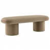 Modway Orla Performance Velvet Bench Taupe