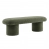 Modway Orla Chenille Upholstered Bench Green 2