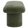 Modway Orla Chenille Upholstered Bench Green  Side