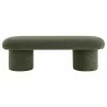 Modway Orla Chenille Upholstered Bench Green 1 - Modway Orla Chenille Upholstered Bench Green 1